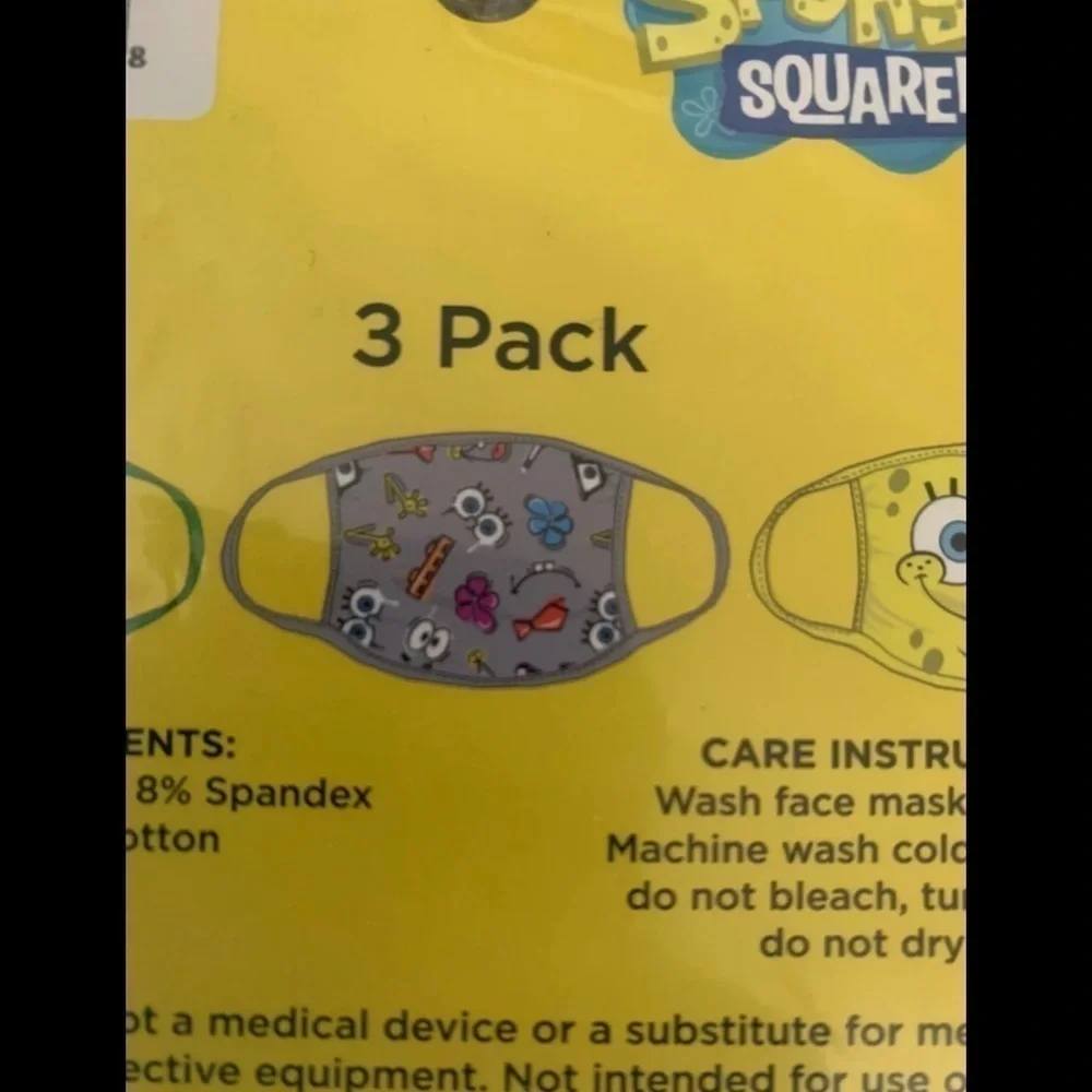 SpongeBob Children Face Mask